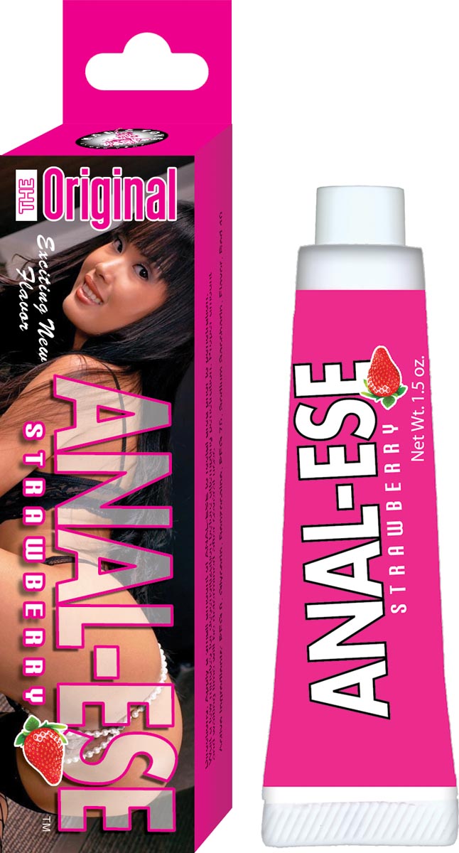 ANAL-ESE CREAM STRAWBERRY FLAVOR 1.5 OZ.