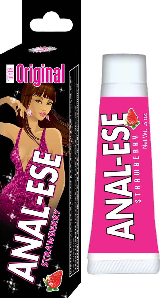 ANAL-ESE STRAWBERRY - .5 OZ. SOFT PACKAGING