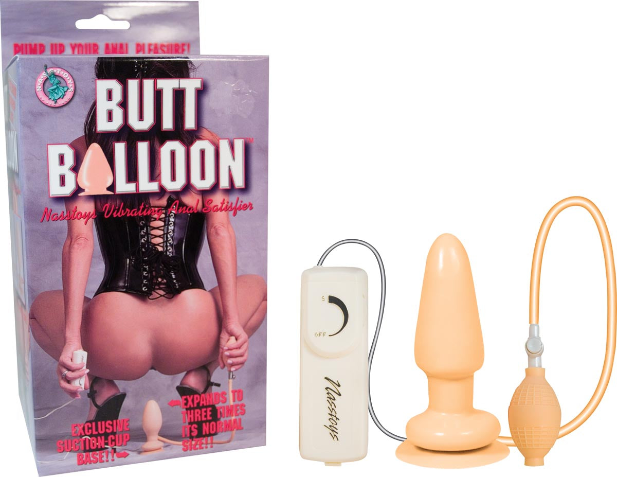 BUTT BALLOON-WHITE