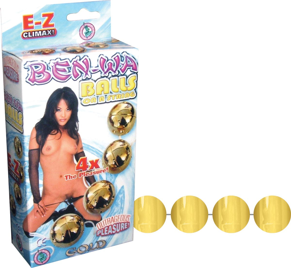 BEN WA BALLS ON A STRING-GOLD