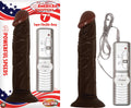 AFRO AMERICAN WHOPPER-7" VIBRATING BROWN