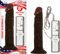 AFRO AMERICAN WHOPPER-8' VIBRATING BROWN