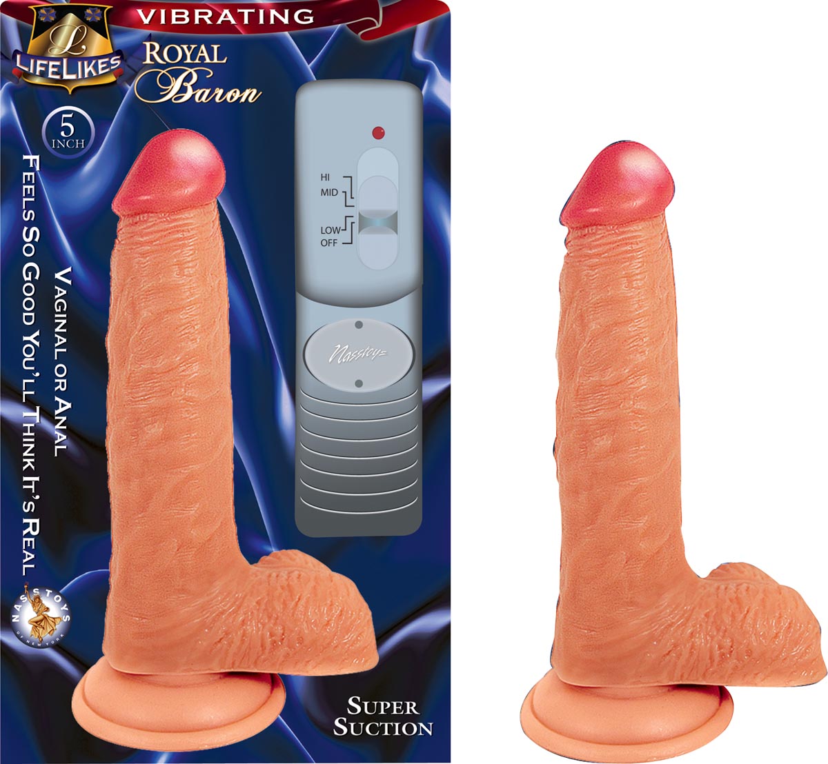 LIFELIKES-VIBRATING ROYAL BARON