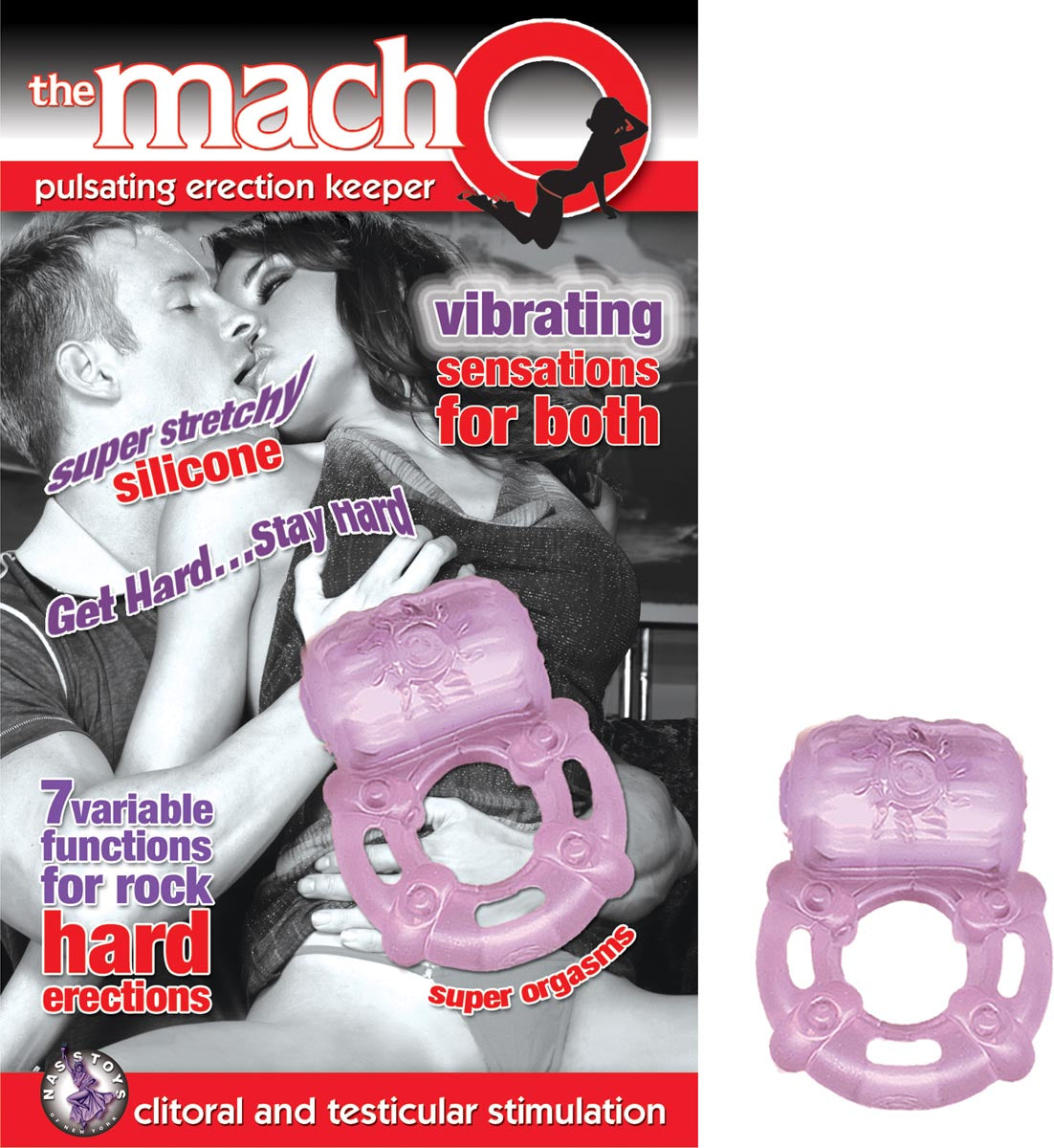 THE MACHO PULSATING ERECTION KEEPER-PURPLE