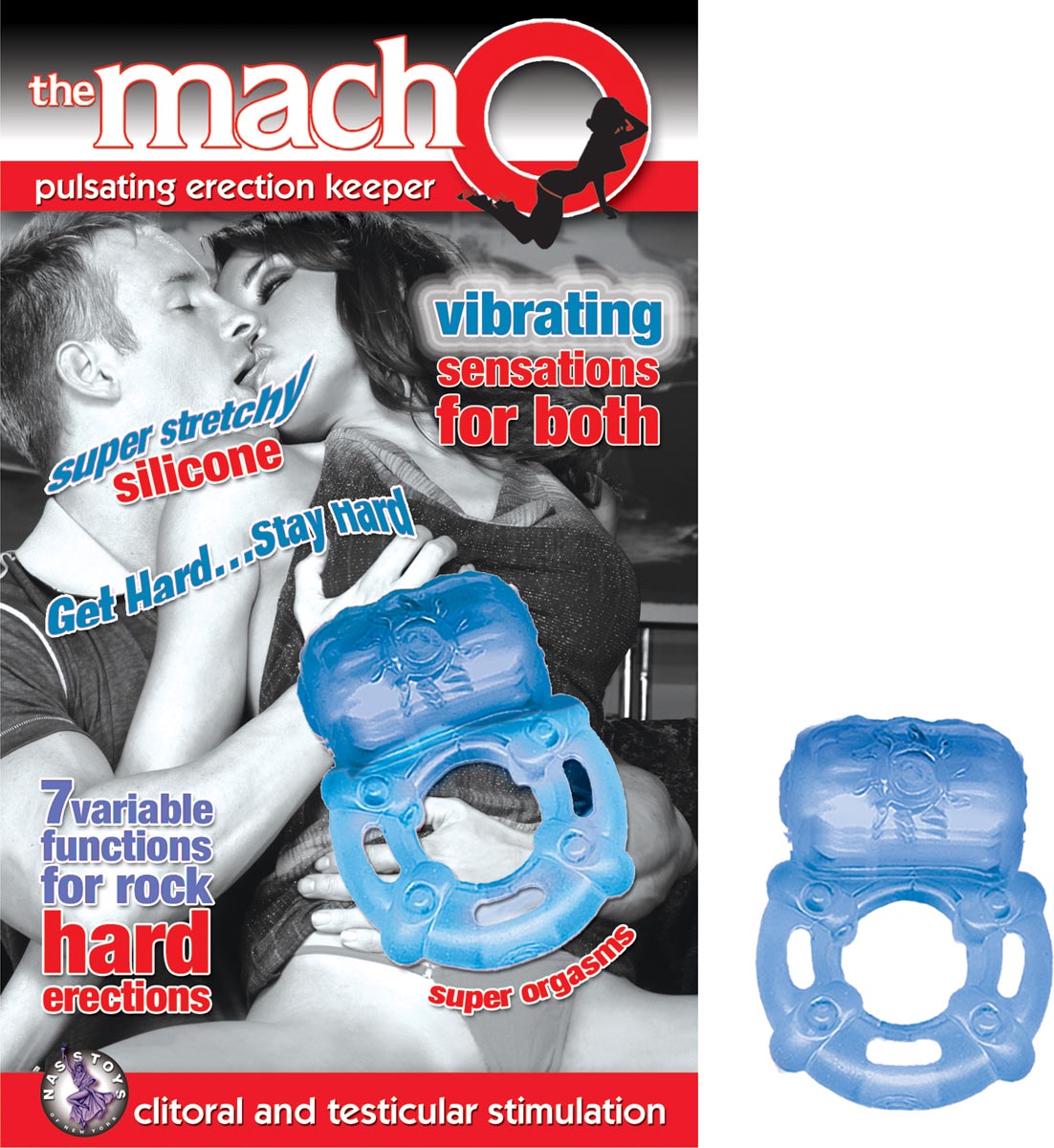 THE MACHO PULSATING ERECTION KEEPER-BLUE