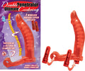 DOUBLE PENETRATOR ULTIMATE COCKRING-RED