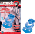 THE MACHO DOUBLE RING-BLUE