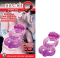 THE MACHO DOUBLE RING-PURPLE