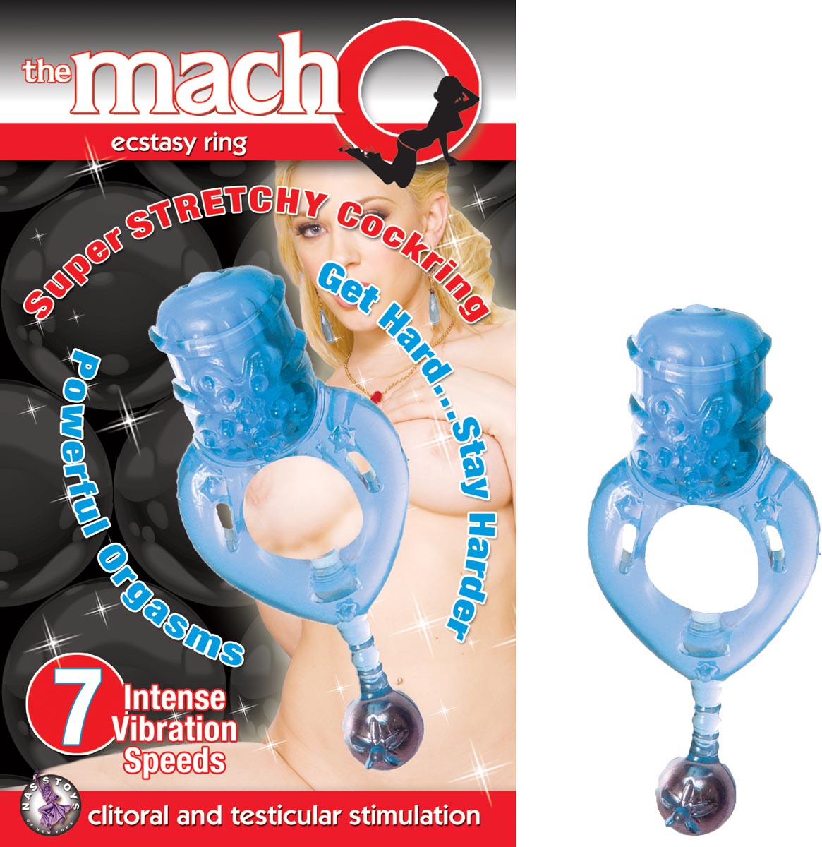 THE MACHO ECSTASY RING-BLUE