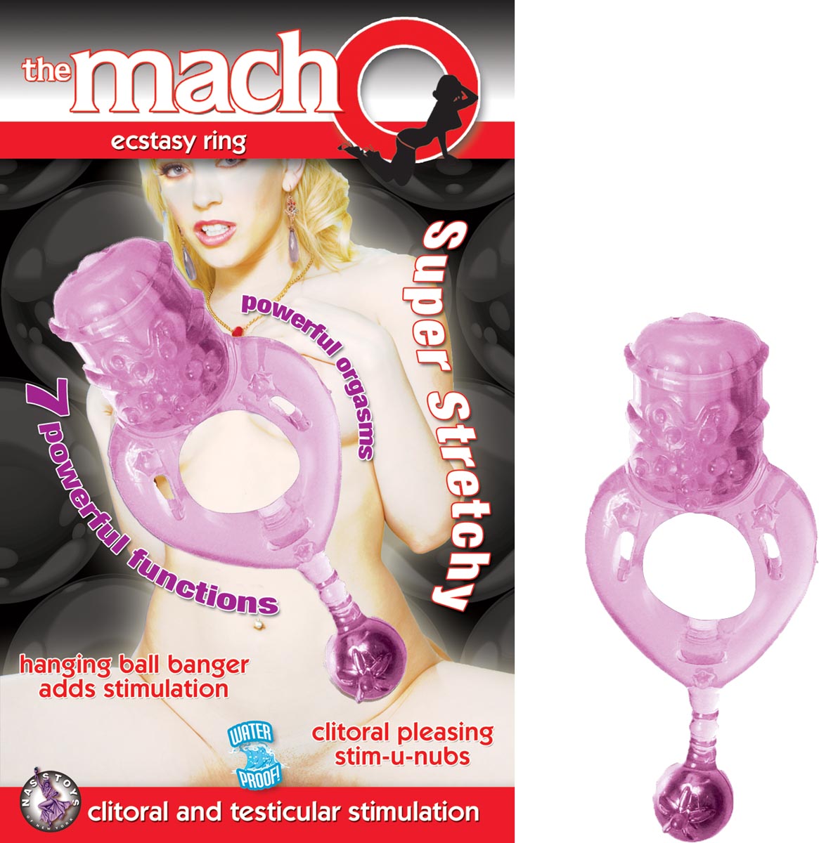 THE MACHO ECSTASY RING-PURPLE