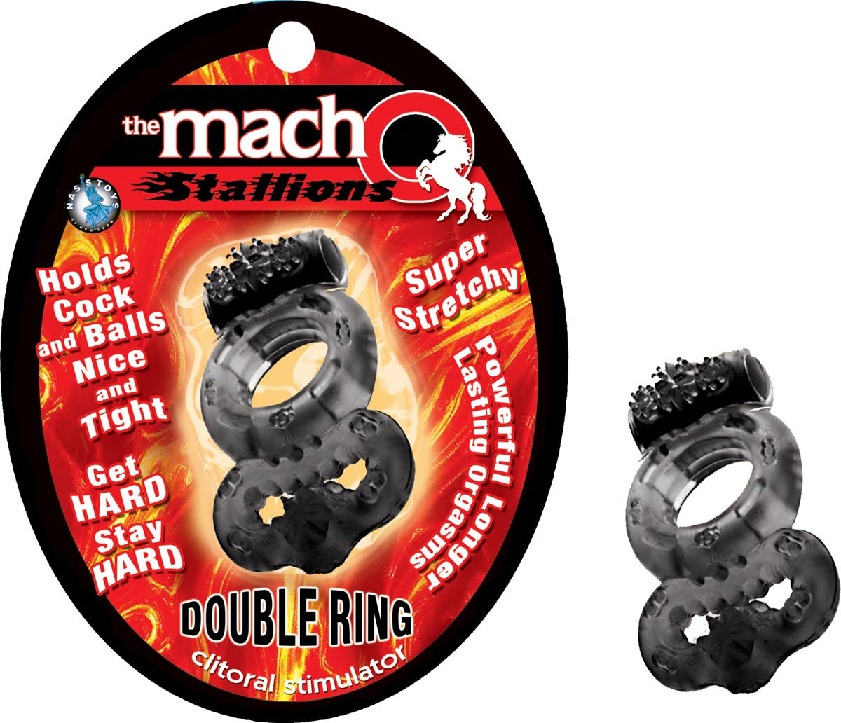 THE MACHO STALLIONS - DOUBLE RING CLITORAL STIMULATOR