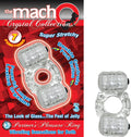 ThE MACHO CRYSTAL COLLECTION PARTNER'S PLEASURE RING - CLEAR