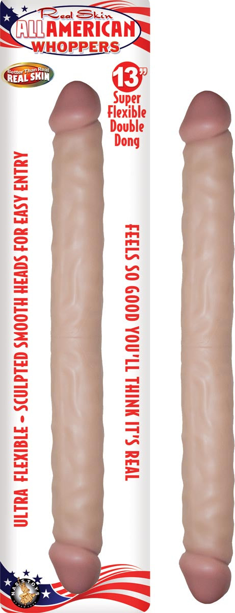 ALL AMERICAN WHOPPER DOUBLE DONG - 13" WHITE