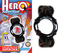 HERO SUPERSTUD PARTNER'S PLEASURE RING - BLACK