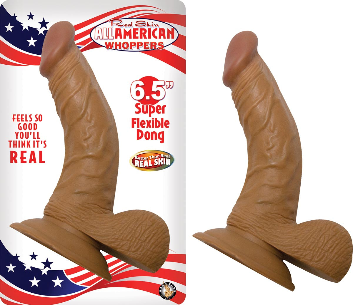 LATIN AMERICAN WHOPPERS 6.5" DONG WITH BALLS