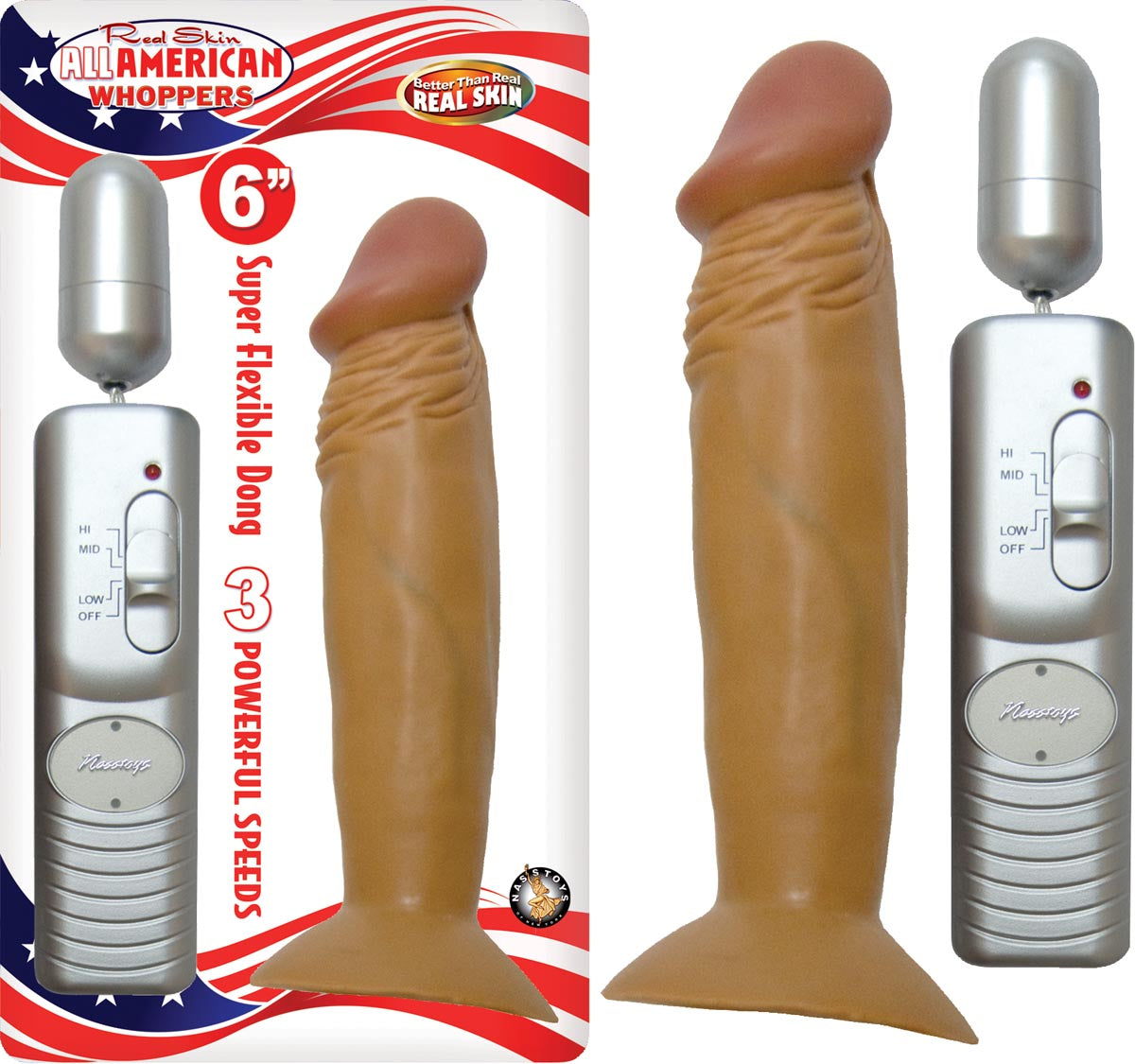 LATIN AMERICAN WHOPPERS 6" DONG WITH BULLET