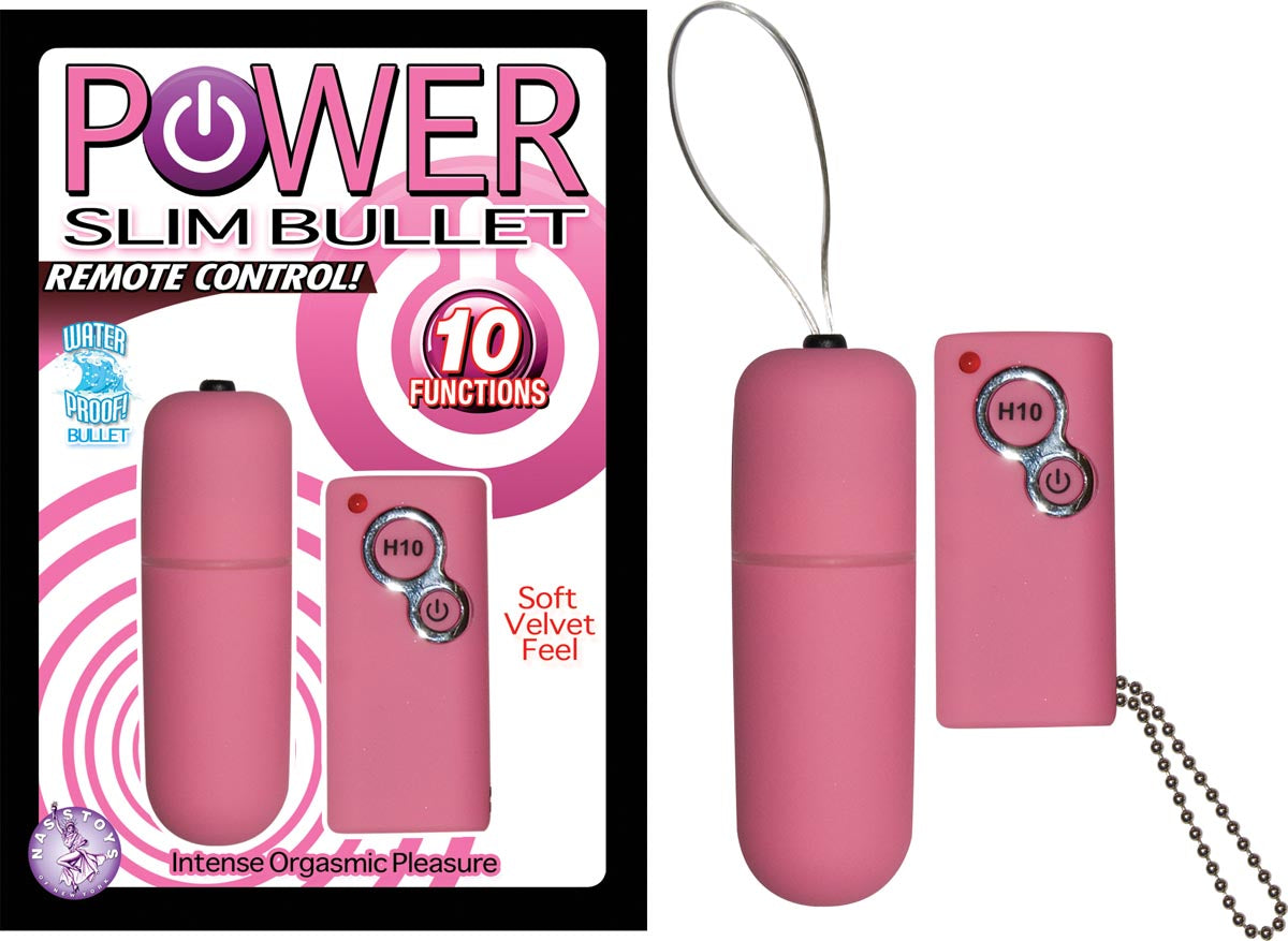 POWER SLIM BULLET REMOTE CONTROL - PINK