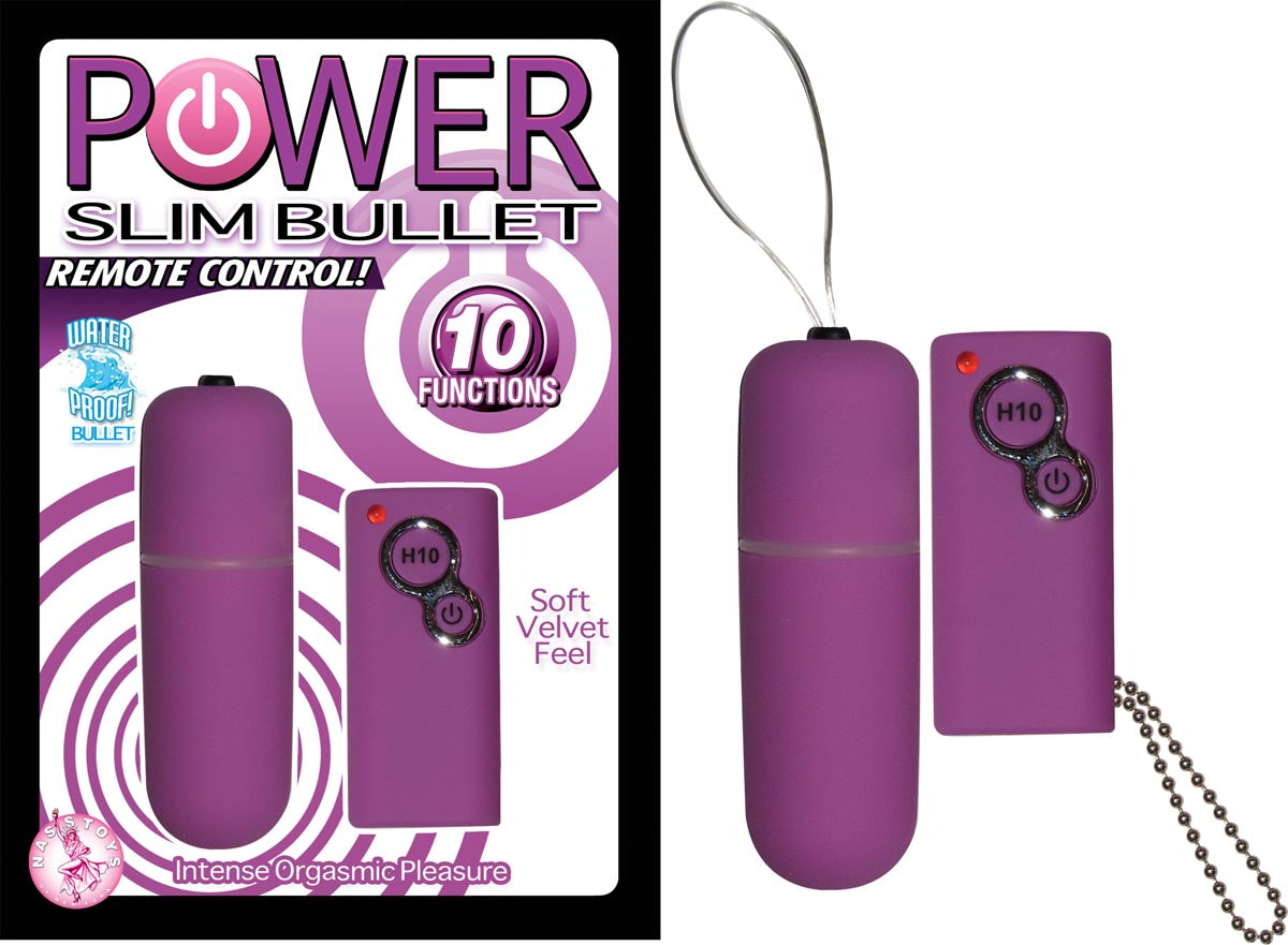 POWER SLIM BULLET REMOTE CONTROL - PURPLE