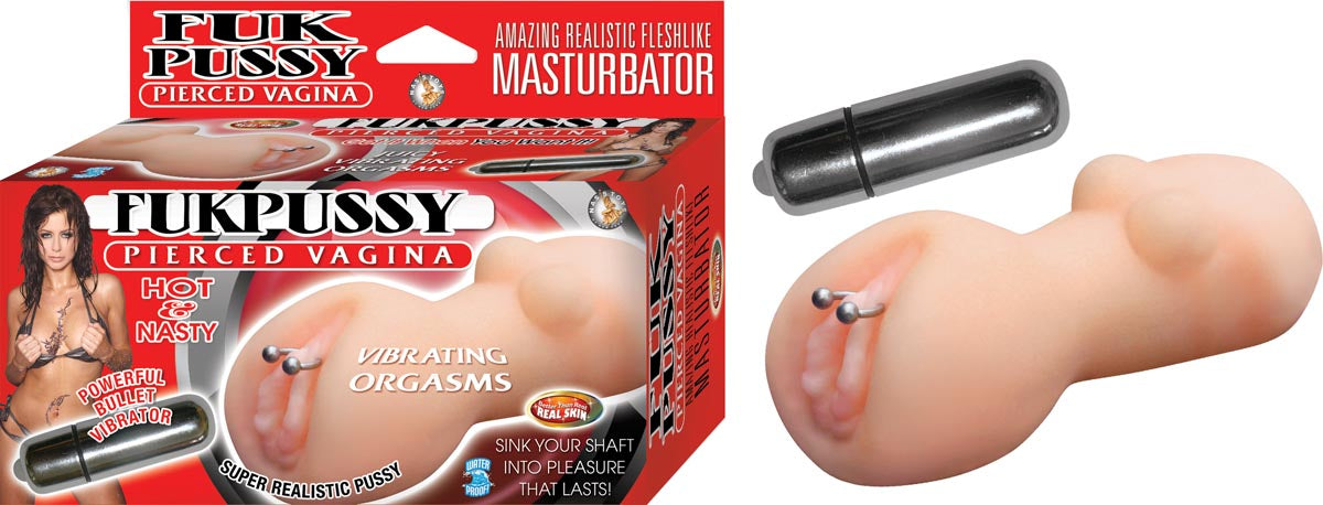 FUKPUSSY PIERCED VAGINA - WHITE