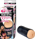 SUPER STROKER REALISTIC VAGINA - WHITE