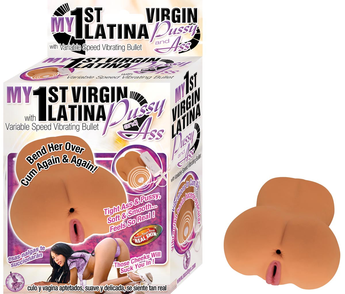 MY 1ST VIRGIN LATINA PUSSY AND ASS - WHITE