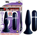 MY 1ST SILICONE SURGE VIBRATING BUTTPLUG - BLACK
