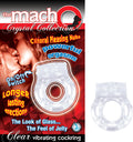 THE MACHO CRYSTAL COLLECTION VIBRATING COCKRING - CLEAR