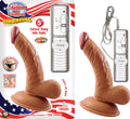 LATIN AMERICAN MINI WHOPPERS VIBRATING 5" CURVED DONG W/ BALLS - LATIN