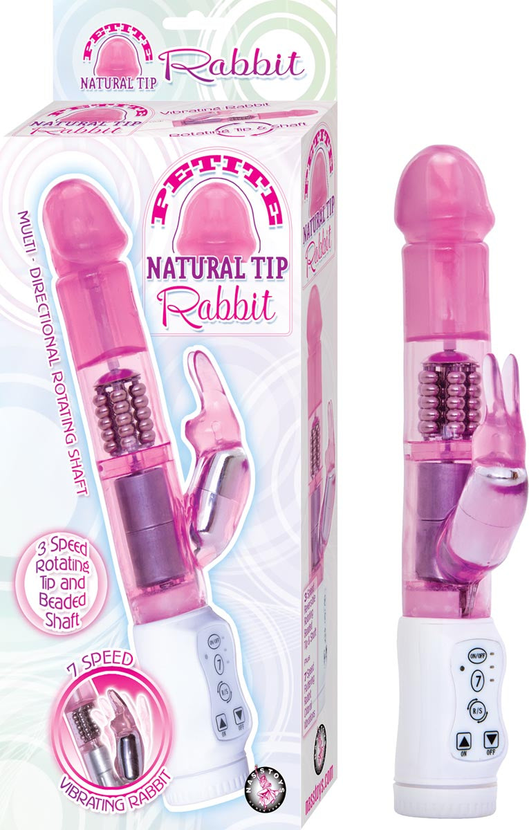 PETITE NATURAL TIP RABBIT - PINK
