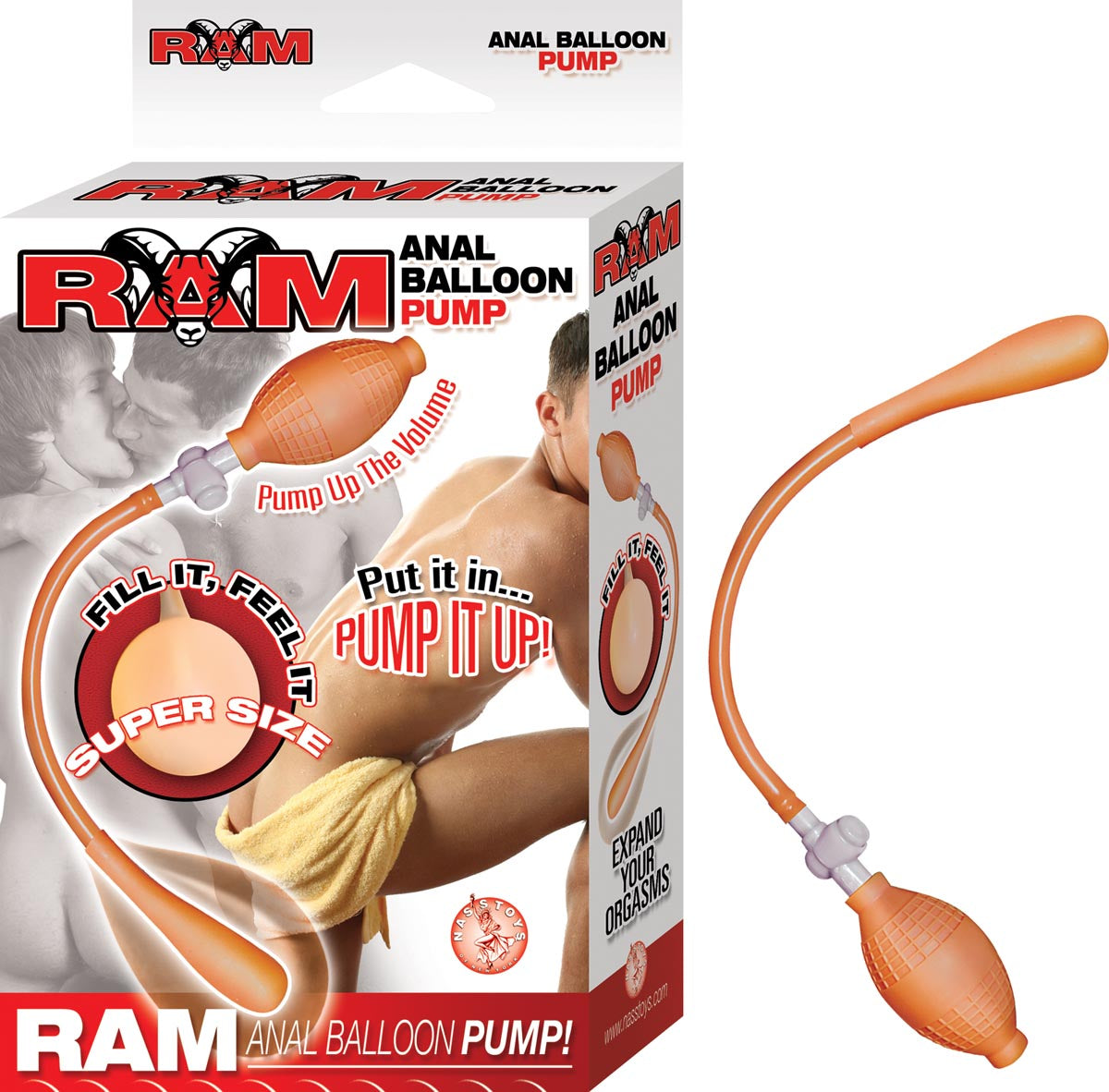 RAM ANAL BALLOON PUMP - WHITE