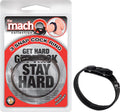THE MACHO 3 SNAP COCK RING - BLACK