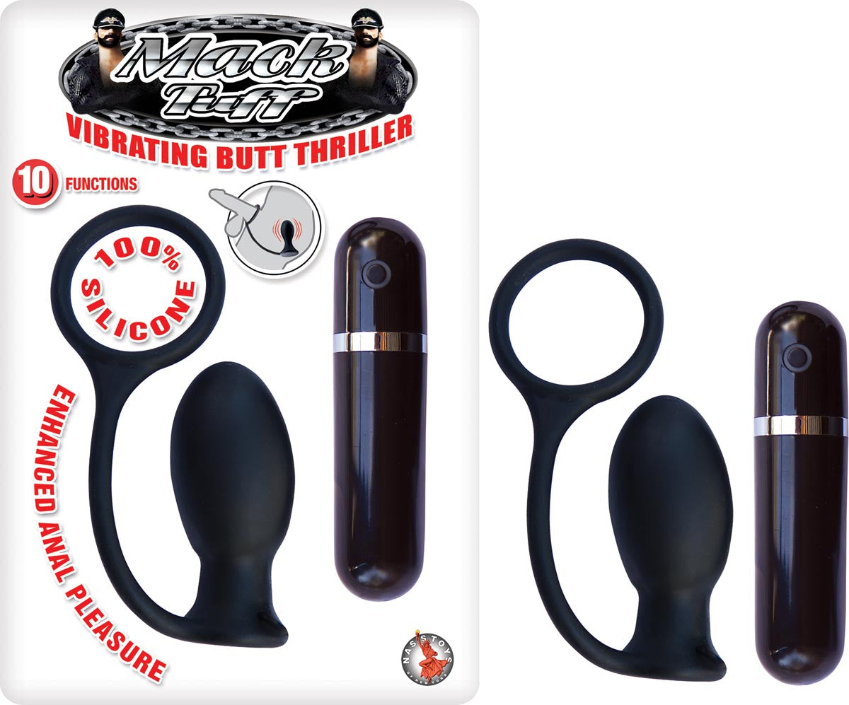 MACK TUFF VIBRATING BUTT THRILLER  – BLACK
