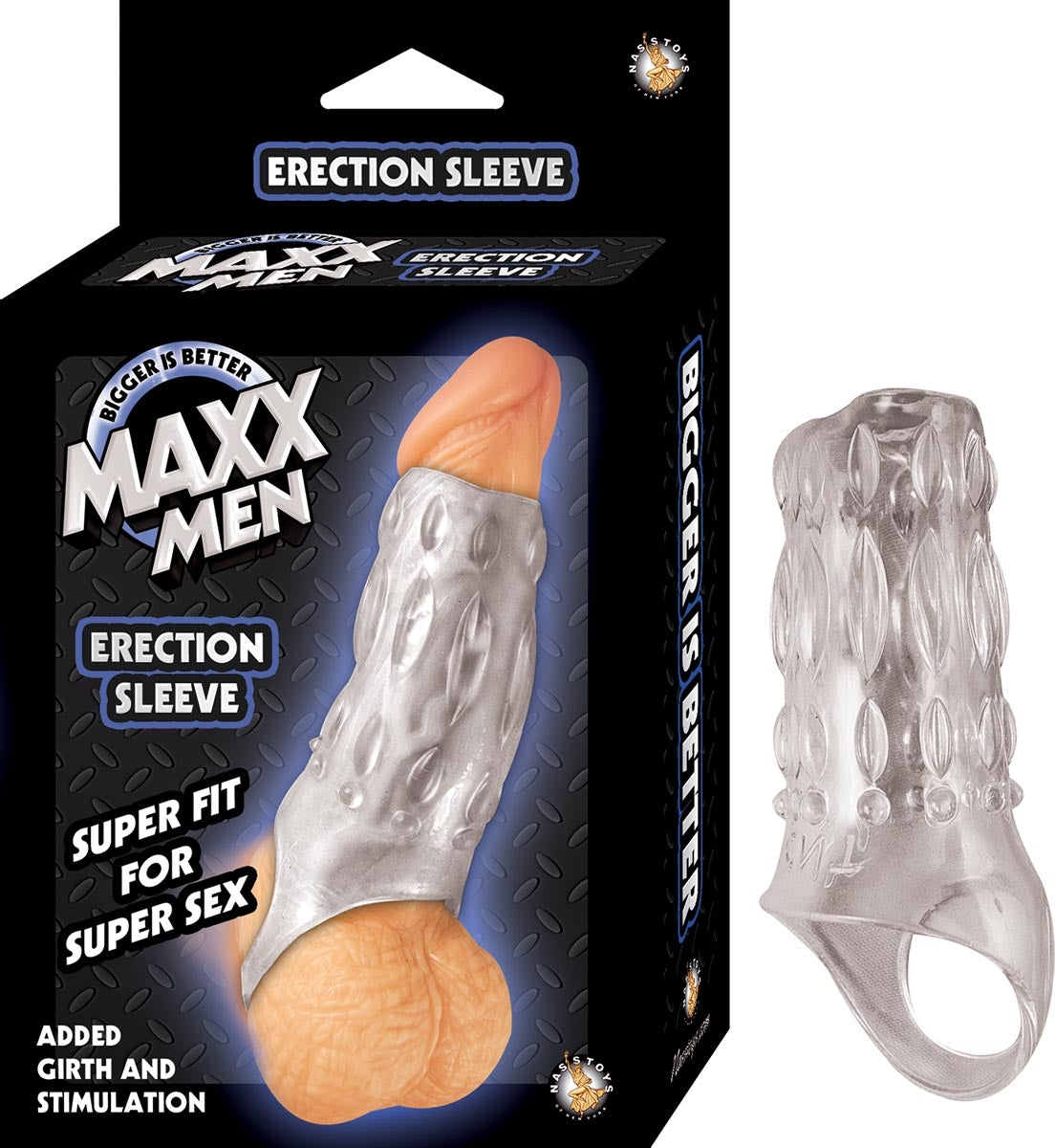MAXX MEN ERECTION SLEEVE – CLEAR