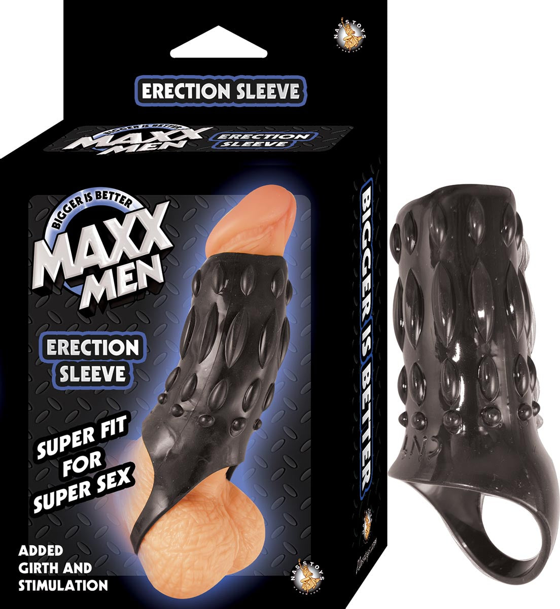 MAXX MEN ERECTION SLEEVE – BLACK