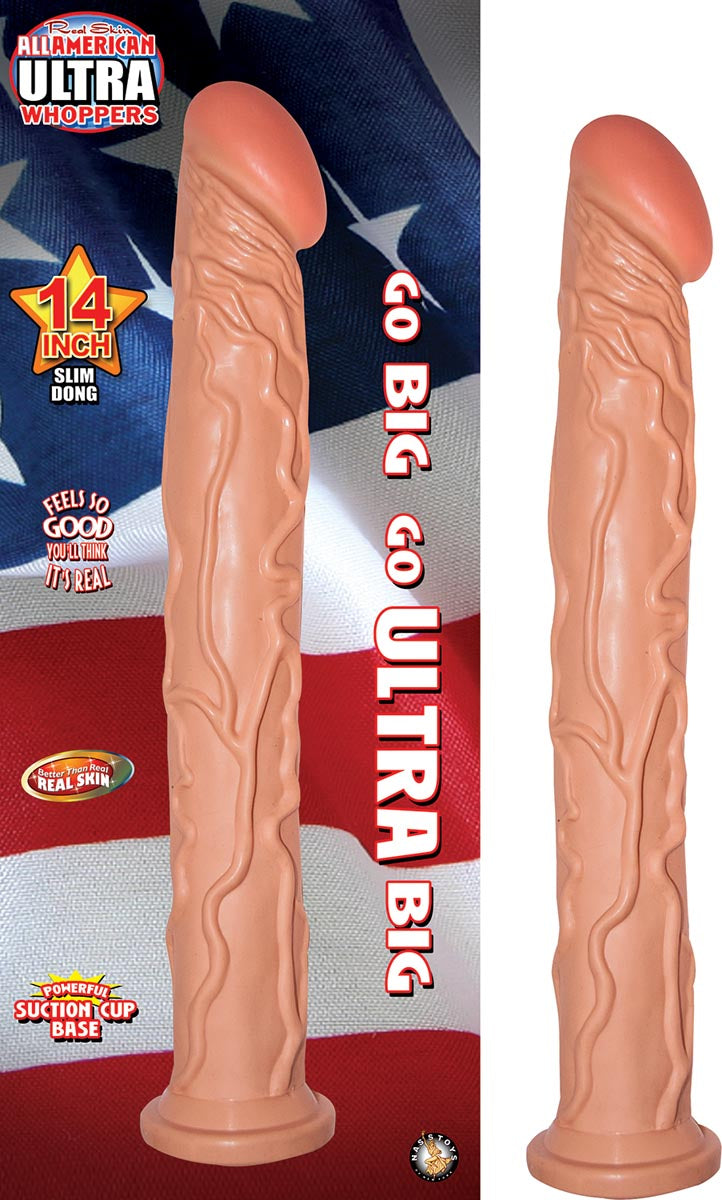 ALL AMERICAN ULTRA WHOPPERS 14" SLIM DONG – WHITE