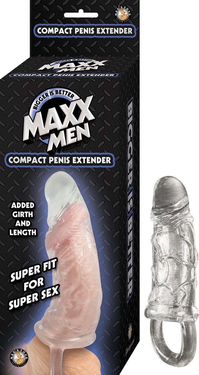 MAXX MEN COMPACT PENIS SLEEVE-CLEAR