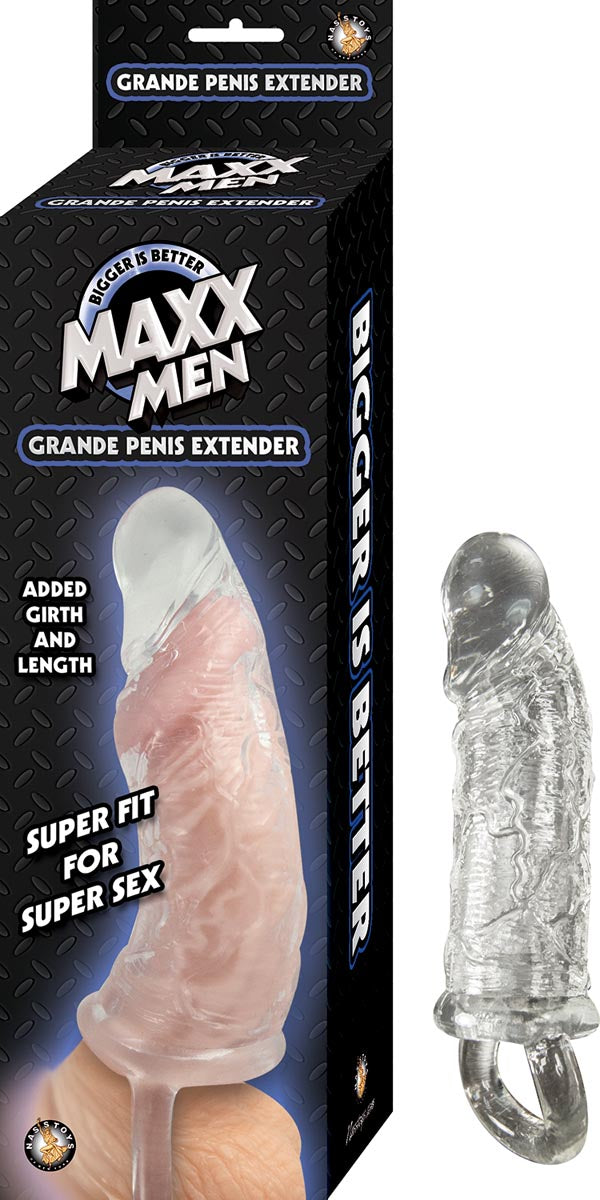 MAXX MEN GRANDE PENIS SLEEVE-CLEAR