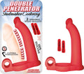 DOUBLE PENETRATOR STUDMAKER COCKRING-RED