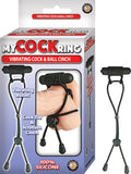 MY COCKRING VIBRATING COCK & BALL CINCH-BLACK