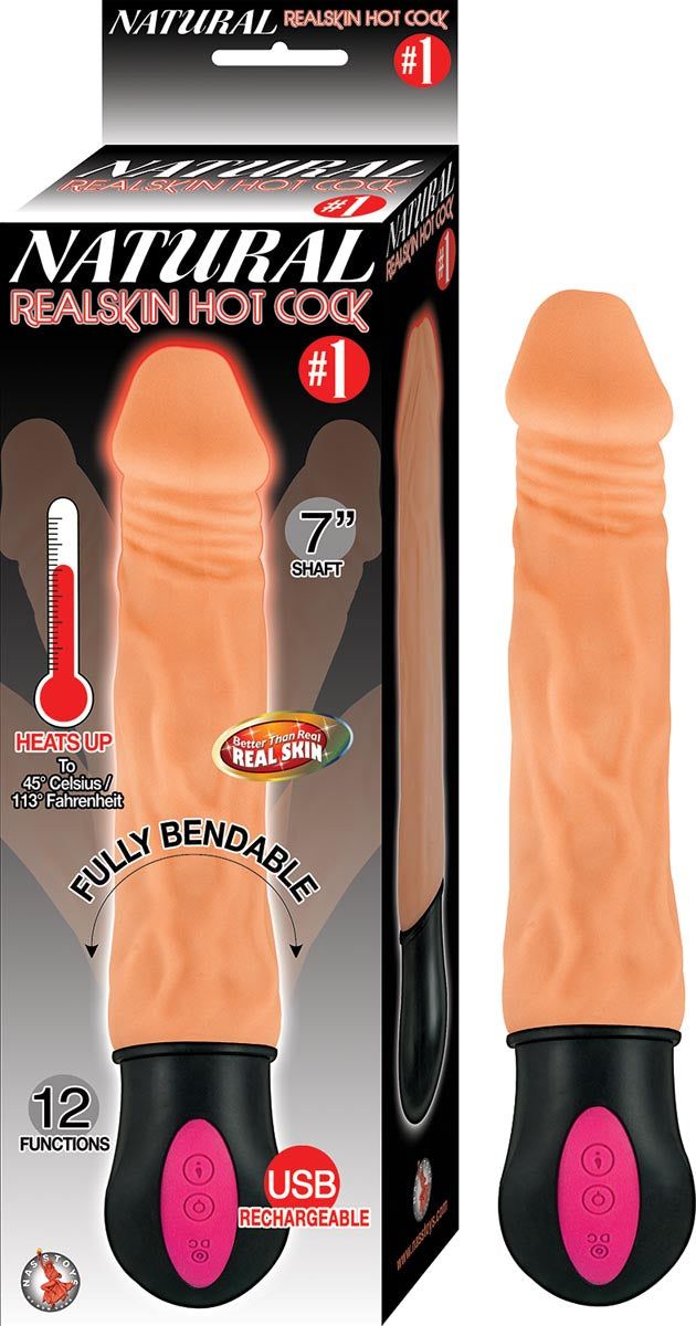 NATURAL REALSKIN HOT COCK #1WHITE