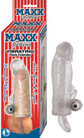 MAXX GEAR VIBRATING PENIS EXTENDER-CLEAR