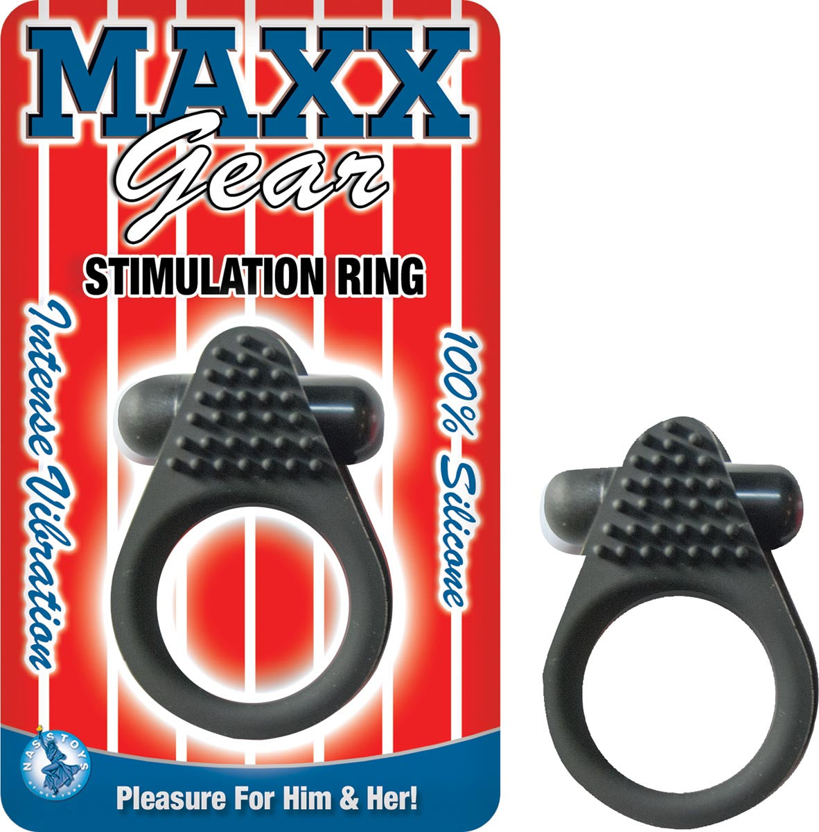 MAXX GEAR STIMULATION RING-BLACK