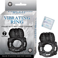 VIBRATING RING BLACK PULSATING ERECTION KEEPER-BLACK