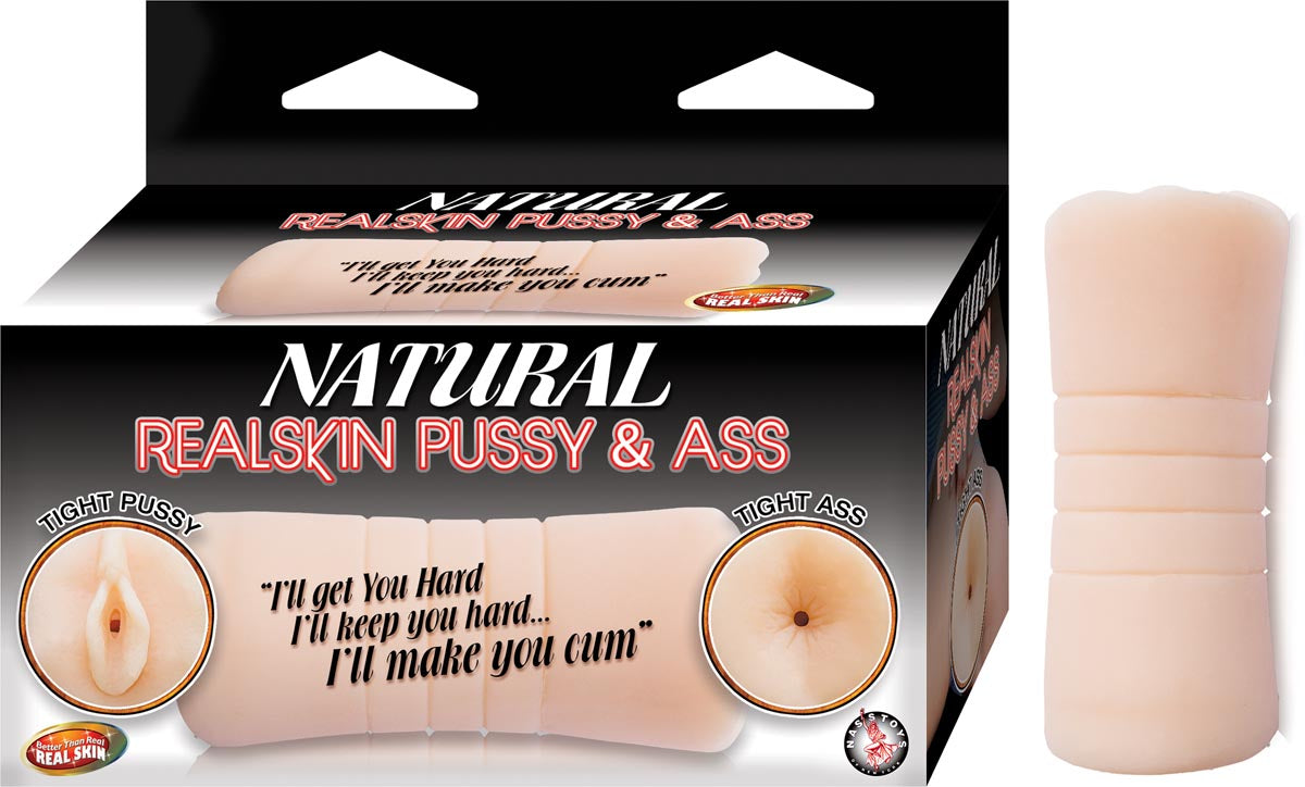 NATURAL REAKSKIN PUSSY & ASS-WHITE