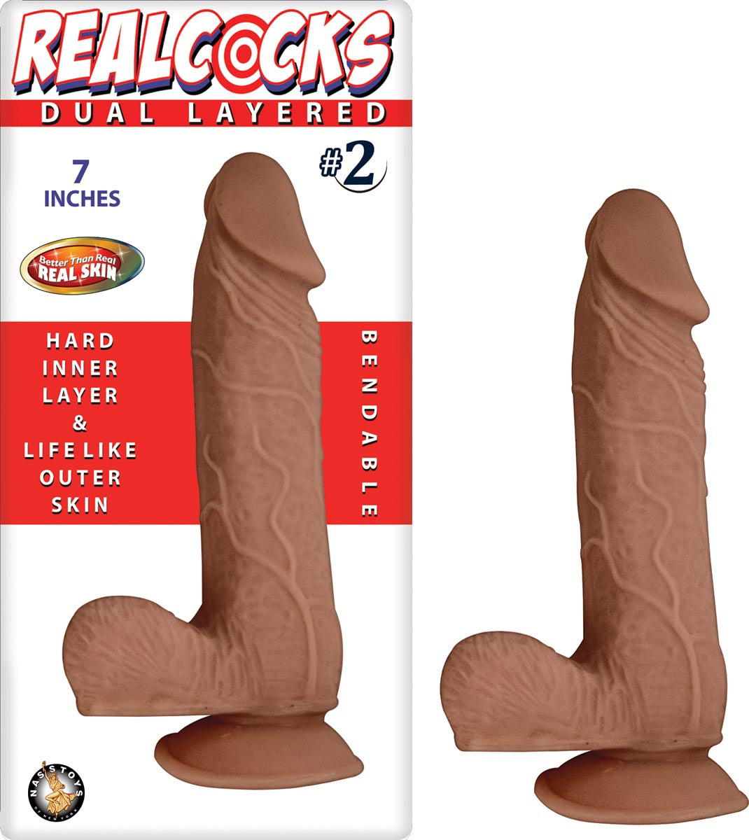 REALCOCKS DUAL LAYERED #2-BROWN