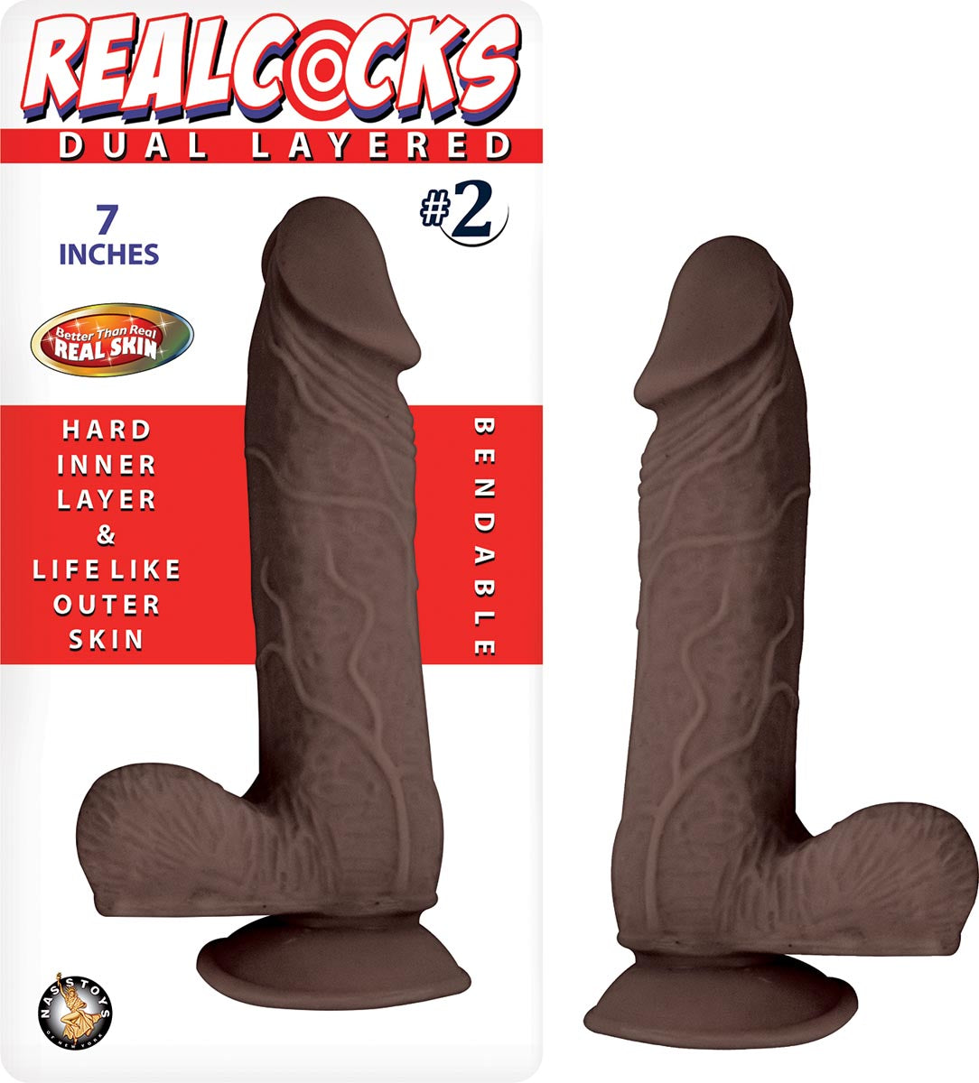 REALCOCKS DUAL LAYERED #2-DARK BROWN