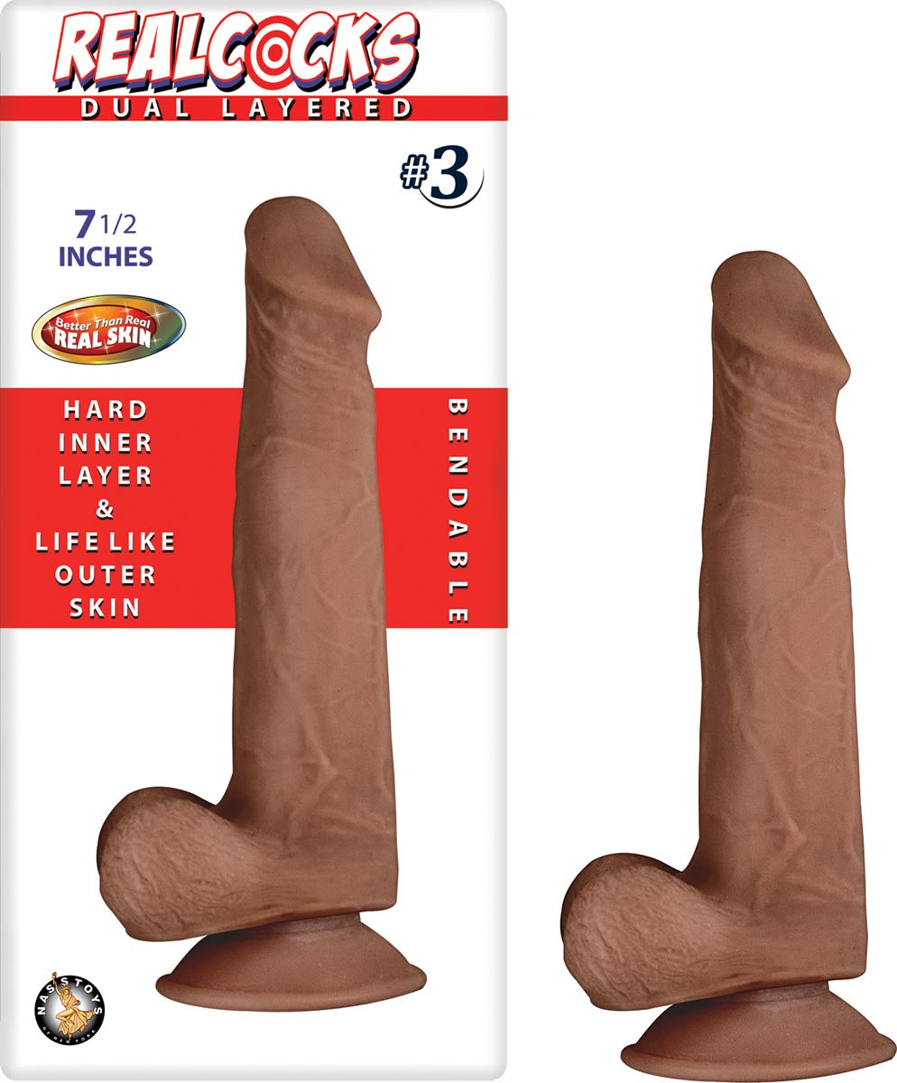 REALCOCKS DUAL LAYERED #3-BROWN