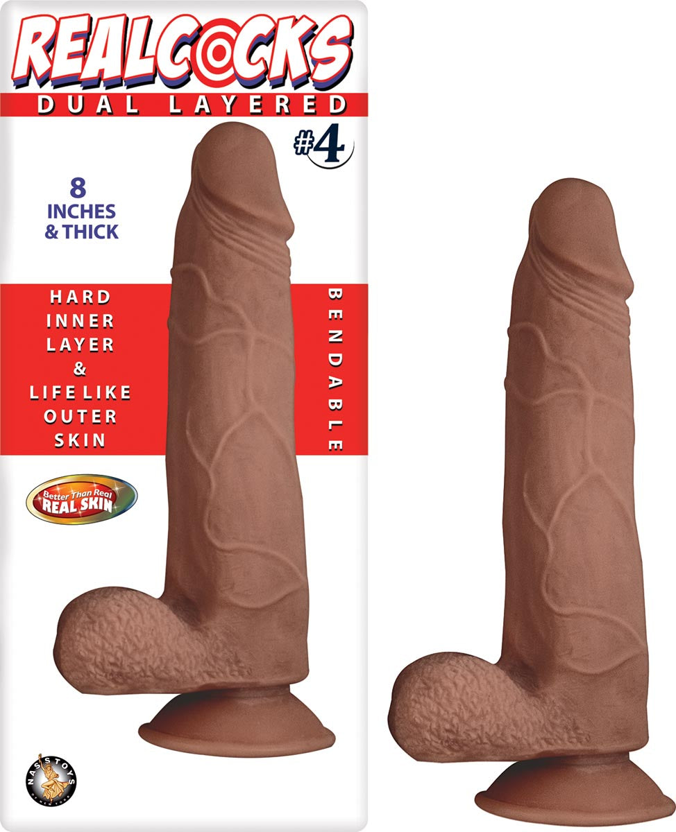 REALCOCKS DUAL LAYERED #4-BROWN