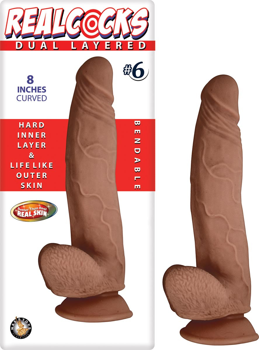 REALCOCKS DUAL LAYERED #6-BROWN