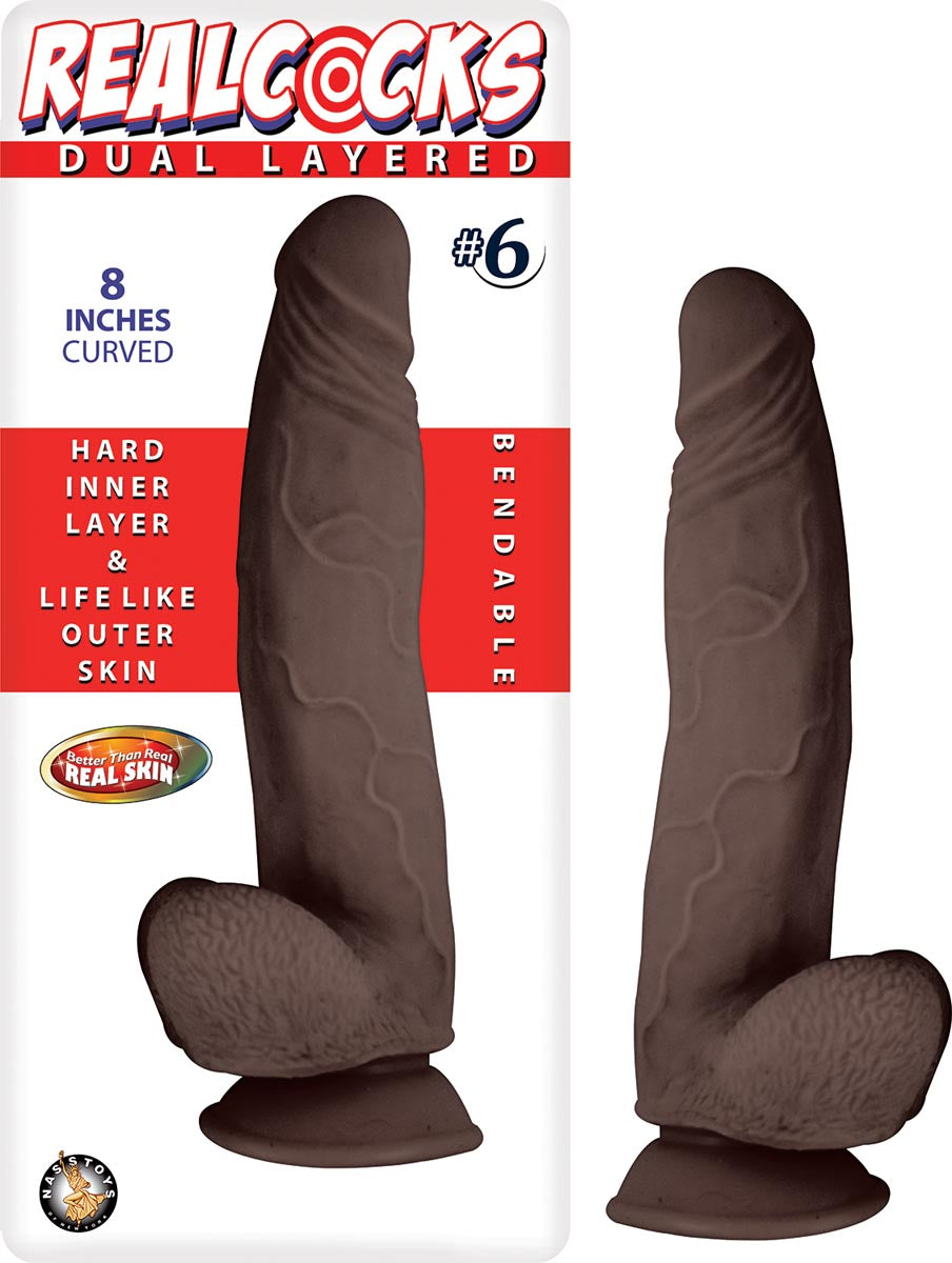 REALCOCKS DUAL LAYERED #6-DARK BROWN